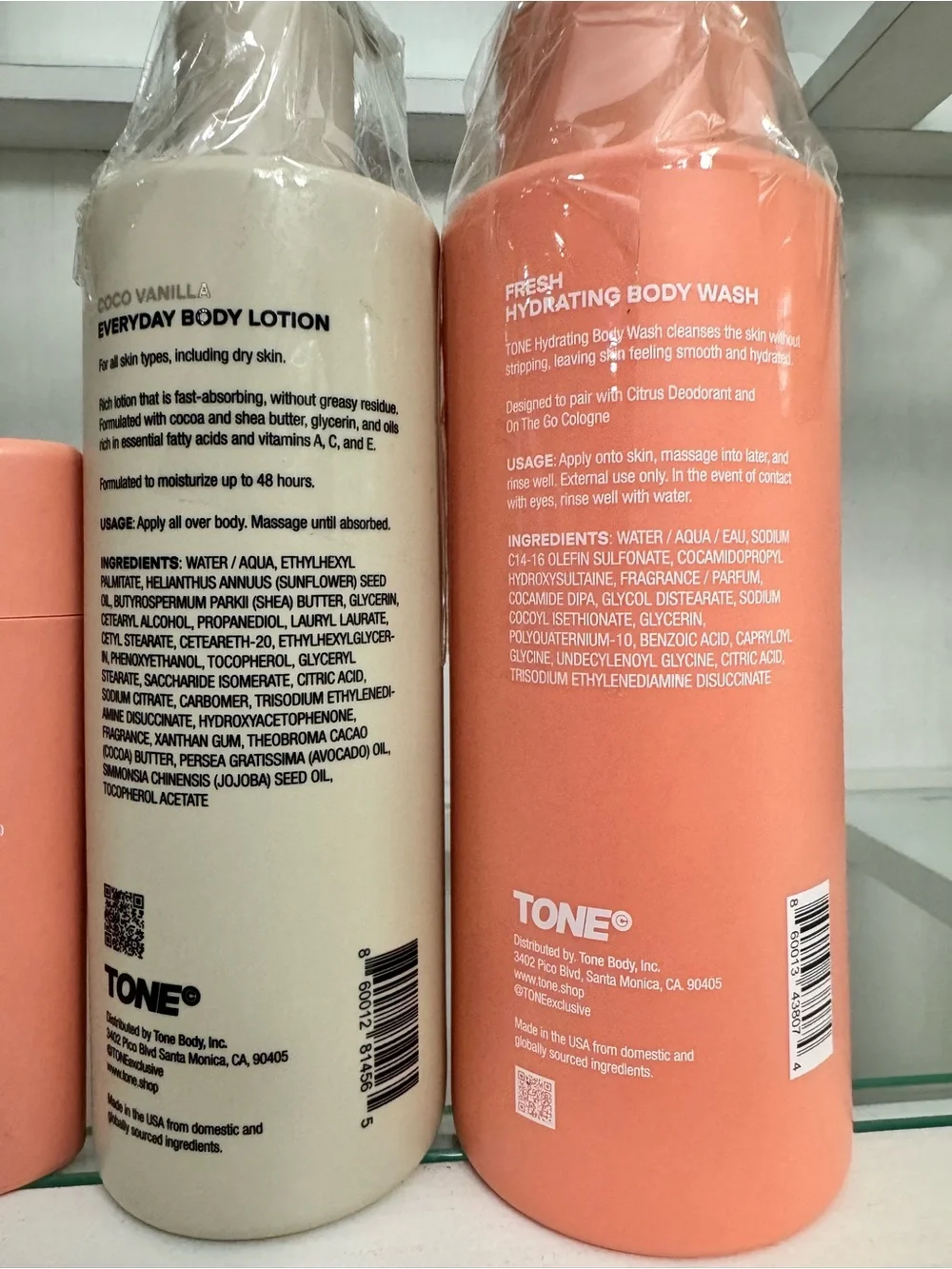 TONE Citrus Pink Grapefruit, Vanilla Set Body Wash Lotion Deodorant 3pc Bundle‎